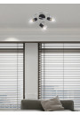 Oslo ceiling light 3xE14 black / chromee 42 cm - product image 1