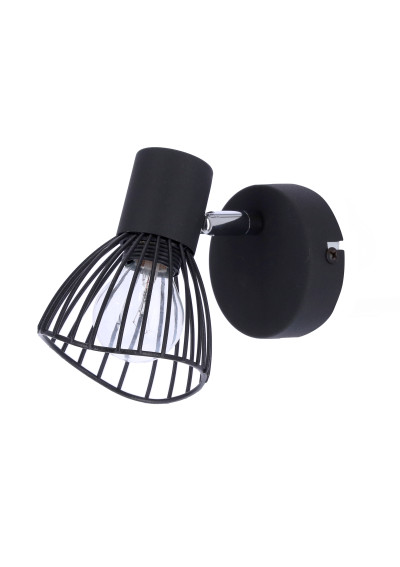 Lampa ścienna Fly 1xE14 czarny 12 cm - zdjęcie produktu 6