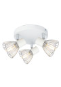 Lampa sufitowa Fly 3xE14 biały + chromowy 33 cm
