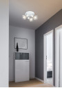 Fly ceiling light 3xE14 white / chromee 33 cm - product image 2