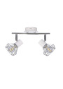 Verve ceiling light 2xE14 white / chromee 34 cm - product image 2