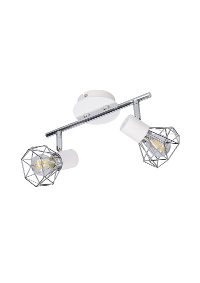 Verve ceiling light 2xE14 white / chromee 34 cm - product image 5