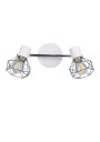 Lampa sufitowa Verve 2xE14 biały + chromowy 34 cm - zdjęcie produktu 6