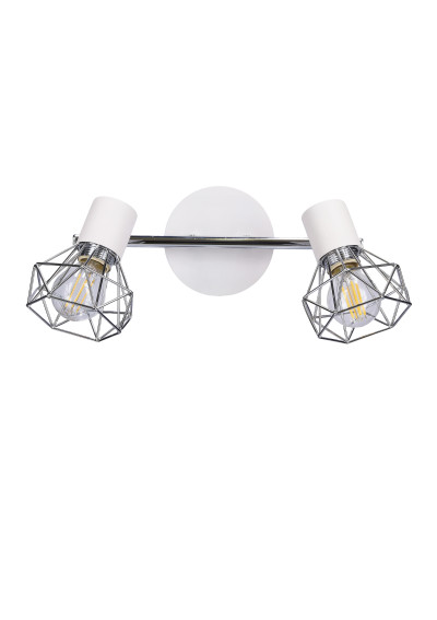 Verve ceiling light 2xE14 white / chromee 34 cm - product image 6