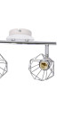 Lampa sufitowa Verve 2xE14 biały + chromowy 34 cm - zdjęcie produktu 9