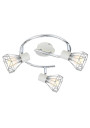 Verve ceiling light 3xE14 white / chromee 43 cm