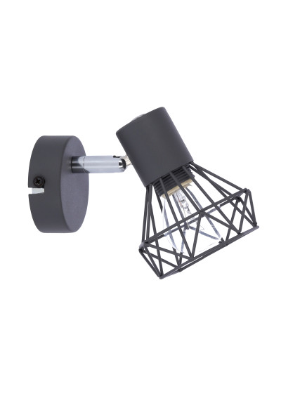 Lampa ścienna Verve 1xE14 matowy szary 15 cm - zdjęcie produktu 4