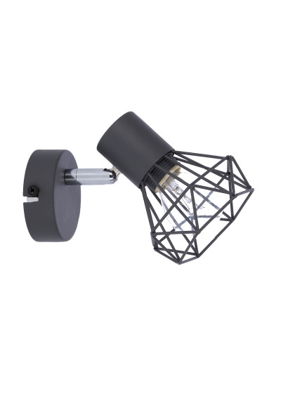 Lampa ścienna Verve 1xE14 matowy szary 15 cm - zdjęcie produktu 5