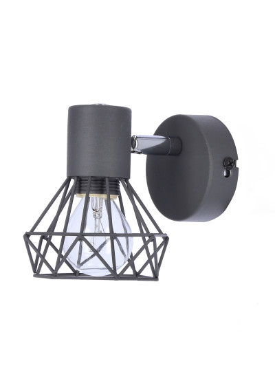 Lampa ścienna Verve 1xE14 matowy szary 15 cm - zdjęcie produktu 8