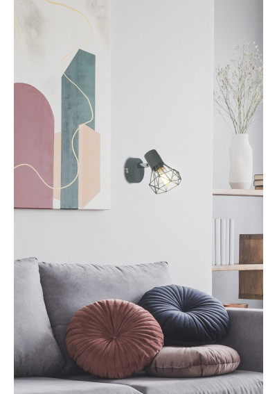 Lampa ścienna Verve 1xE14 matowy szary 15 cm - zdjęcie produktu 11