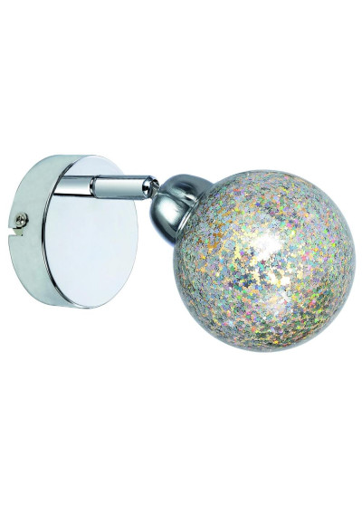 Kaleidoscope wall light 1xG9 chromee 15,5 cm