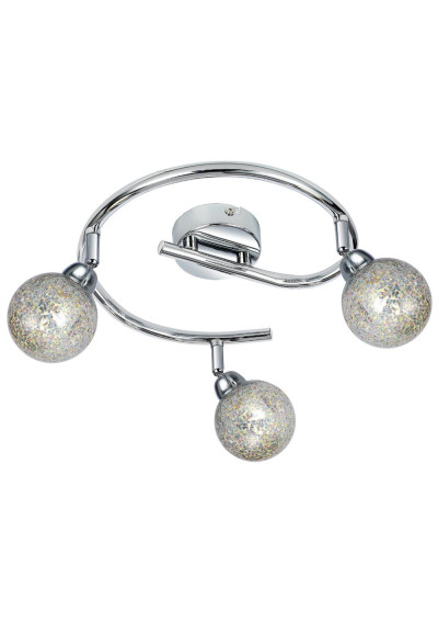 Kaleidoscope ceiling light 3xG9 chromee 45 cm