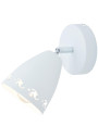 Lampa ścienna Coty 1xE14 biały matowy 10 cm