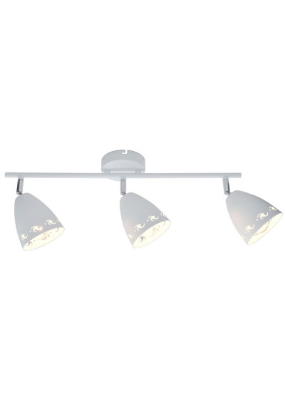 Coty ceiling light 3xE14 matt white 70 cm
