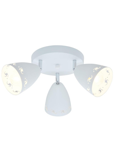 Lampa sufitowa Coty 3xE14 biały matowy 38 cm
