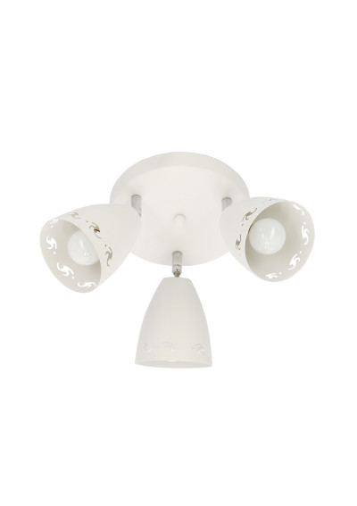 Lampa sufitowa Coty 3xE14 biały matowy 38 cm - zdjęcie produktu 1