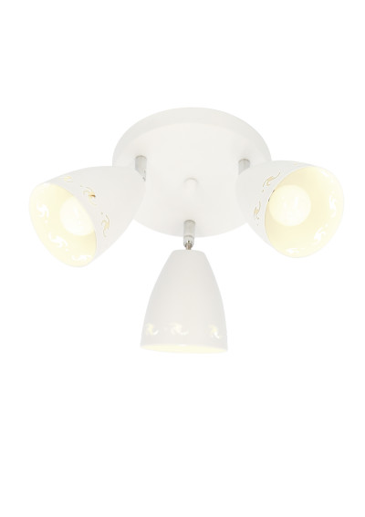 Lampa sufitowa Coty 3xE14 biały matowy 38 cm - zdjęcie produktu 2