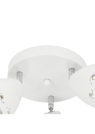 Lampa sufitowa Coty 3xE14 biały matowy 38 cm - zdjęcie produktu 8