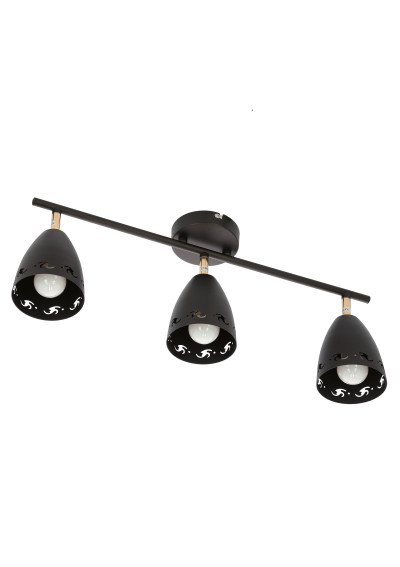 Lampa sufitowa Coty 3xE14 czarny 70 cm - zdjęcie produktu 4