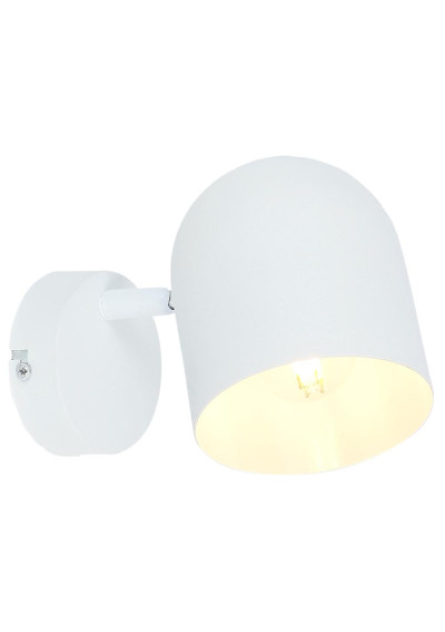 Lampa ścienna Azuro 1xE27 biały 18 cm
