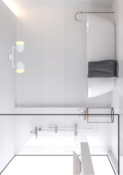 Lampa sufitowa Azuro 2xE27 biały 38 cm - zdjęcie produktu 2