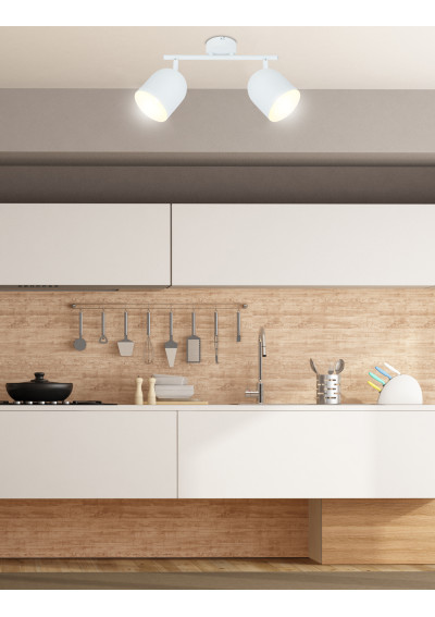 Azuro ceiling light 2xE27 white 38 cm - product image 3