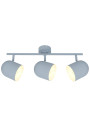 Lampa sufitowa Azuro 3xE27 szary mat 55 cm