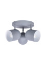 Lampa sufitowa Azuro 3xE27 szary mat 32 cm
