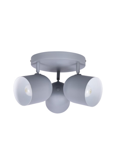 Azuro ceiling light 3xE27 grey mat 32 cm