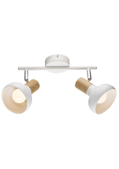 Puerto ceiling light 2xE14 white 37 cm