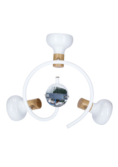 Puerto ceiling light 3xE14 white 40 cm - product image 8