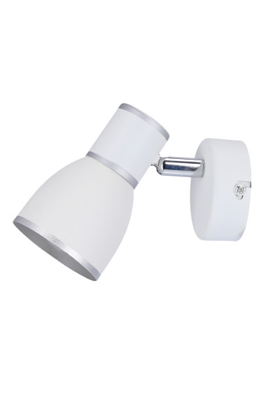 Lampa ścienna Fido 1xE14 biały + chromowy 13 cm - zdjęcie produktu 3