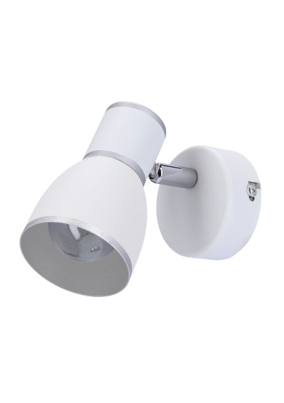 Lampa ścienna Fido 1xE14 biały + chromowy 13 cm - zdjęcie produktu 6