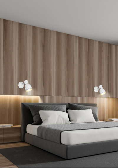 Fido wall light 1xE14 white / chromee 13 cm - product image 13