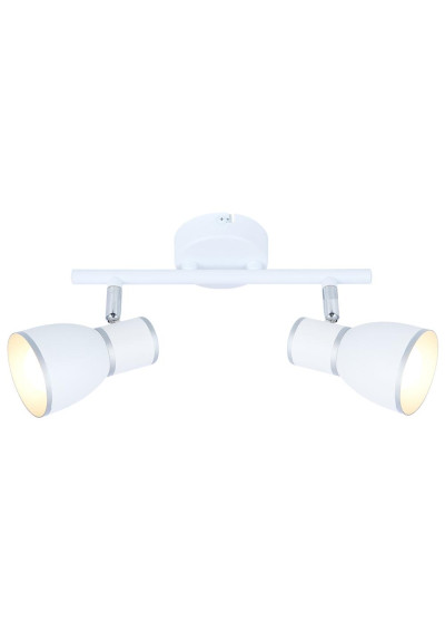 Lampa sufitowa Fido 2xE14 biały + chromowy 35 cm