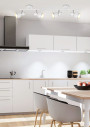 Fido ceiling light 2xE14 white / chromee 35 cm - product image 1