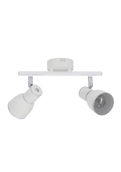 Lampa sufitowa Fido 2xE14 biały + chromowy 35 cm - zdjęcie produktu 4
