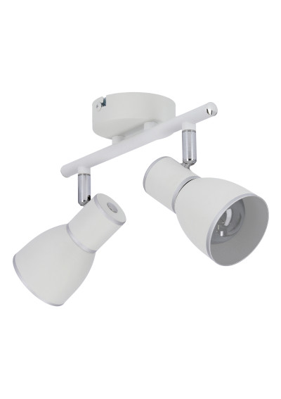 Lampa sufitowa Fido 2xE14 biały + chromowy 35 cm - zdjęcie produktu 5