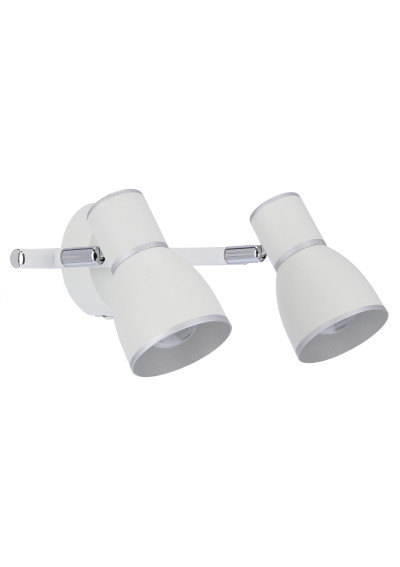 Lampa sufitowa Fido 2xE14 biały + chromowy 35 cm - zdjęcie produktu 7