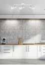 Fido ceiling light 3xE14 white / chromee 52 cm - product image 1
