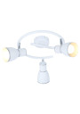 Fido ceiling light 3xE14 white / chromee 43 cm