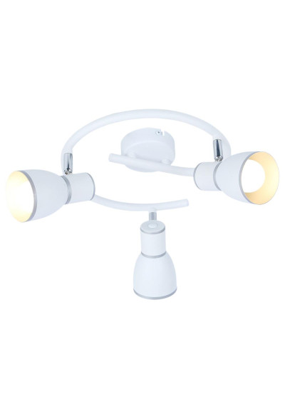 Fido ceiling light 3xE14 white / chromee 43 cm