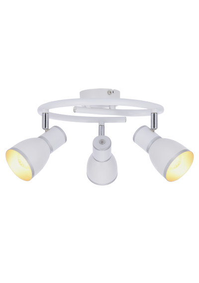 Lampa sufitowa Fido 3xE14 biały + chromowy 43 cm - zdjęcie produktu 10