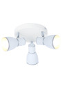 Fido ceiling light 3xE14 white / chromee 34 cm
