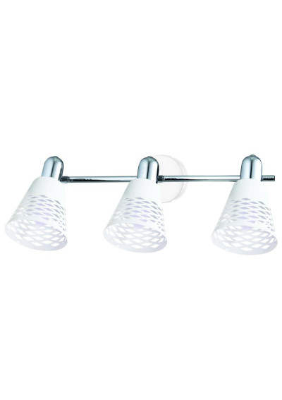 Discovery ceiling light 3xE14 chromee / white 62 cm