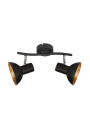 Diso ceiling light 2xE27 czarno gold 38 cm
