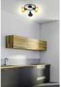 Diso ceiling light 3xE27 czarno gold 45 cm - product image 5