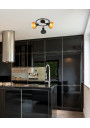 Diso ceiling light 3xE27 czarno gold 45 cm - product image 6
