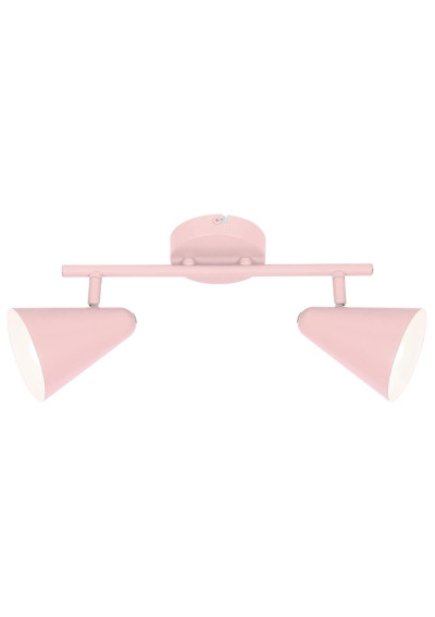 Lampa sufitowa Amor 2xE14 jasny róż 42 cm