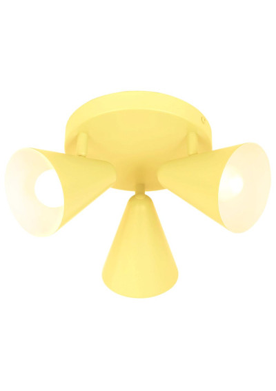 Lampa sufitowa Amor 3xE14 bananowy 34 cm